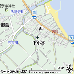 愛知県知多郡美浜町豊丘浜95周辺の地図