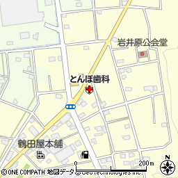 静岡県磐田市岩井3357-2周辺の地図