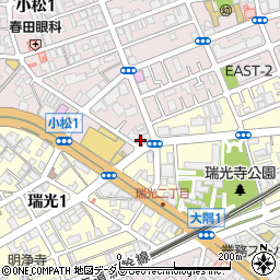 大阪ガスサービスショップアスライフ周辺の地図