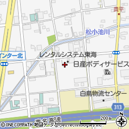 静岡県浜松市中央区貴平町78周辺の地図