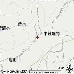 愛知県南知多町（知多郡）内海（昔水）周辺の地図