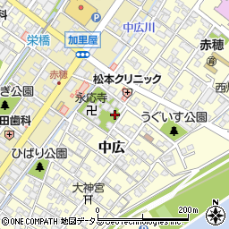 兵庫県赤穂市中広1054周辺の地図