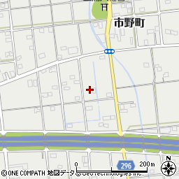 静岡県浜松市中央区市野町664周辺の地図