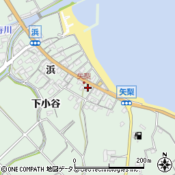 愛知県知多郡美浜町豊丘浜63周辺の地図