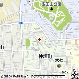 兵庫県西宮市神垣町10周辺の地図