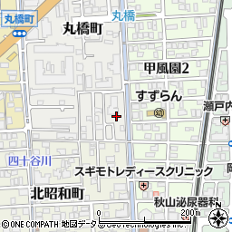兵庫県西宮市丸橋町3周辺の地図