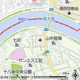 淀川メデック周辺の地図