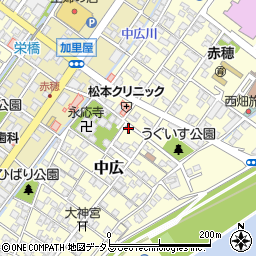 兵庫県赤穂市中広1041周辺の地図