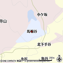京都府木津川市加茂町美浪（馬場谷）周辺の地図