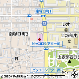 兵庫県立尼崎青少年創造劇場（ピッコロシアター）周辺の地図