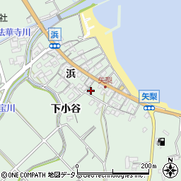 愛知県知多郡美浜町豊丘浜54周辺の地図