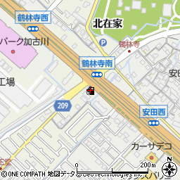コスモセルフピュア明姫加古川ＳＳ周辺の地図