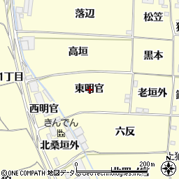 京都府木津川市山城町上狛東明官周辺の地図