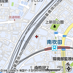 京三エレコス株式会社　大阪支店南吹田事務所周辺の地図
