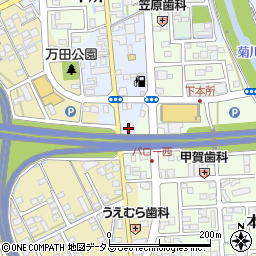 五味八珍 菊川店周辺の地図