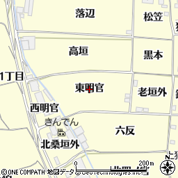 京都府木津川市山城町上狛（東明官）周辺の地図