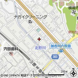 兵庫県加古川市平岡町新在家873-1周辺の地図