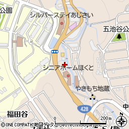 兵庫県神戸市北区山田町下谷上門口周辺の地図