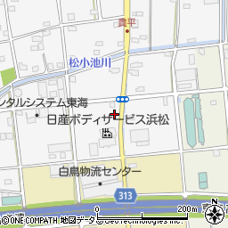 静岡県浜松市中央区貴平町105周辺の地図
