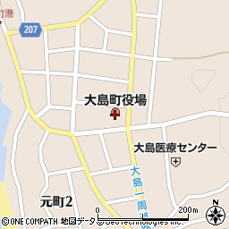 東京都大島町周辺の地図