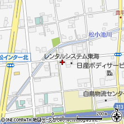 静岡県浜松市中央区貴平町80周辺の地図
