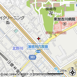 兵庫県加古川市平岡町新在家929-13周辺の地図