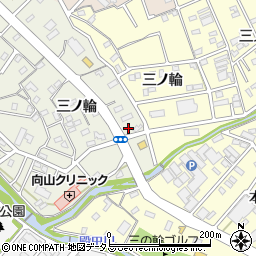 愛知県豊橋市向山町三ノ輪16周辺の地図