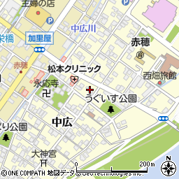 兵庫県赤穂市中広1033周辺の地図