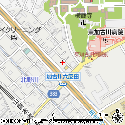 兵庫県加古川市平岡町新在家929-12周辺の地図