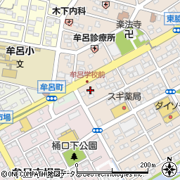 豊橋信用金庫牟呂支店周辺の地図