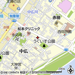 兵庫県赤穂市中広1032周辺の地図