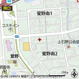 静岡県袋井市愛野南周辺の地図
