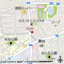 兵庫県西宮市樋之池町9-7周辺の地図