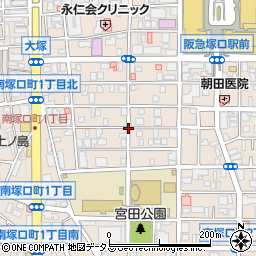 〒661-0012 兵庫県尼崎市南塚口町の地図