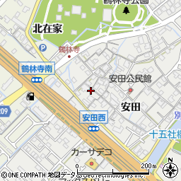 兵庫県加古川市尾上町安田650周辺の地図