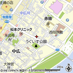 兵庫県赤穂市中広840周辺の地図