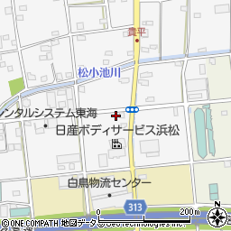 静岡県浜松市中央区貴平町107周辺の地図