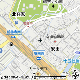 兵庫県加古川市尾上町安田642周辺の地図