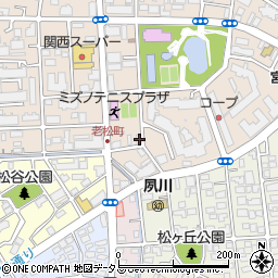 兵庫県西宮市樋之池町9-30周辺の地図