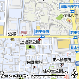 セブンイレブン尼崎上坂部３丁目店周辺の地図