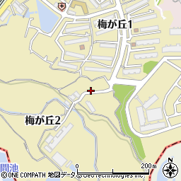大阪府寝屋川市梅が丘周辺の地図
