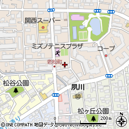 兵庫県西宮市樋之池町9-2周辺の地図