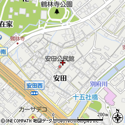 兵庫県加古川市尾上町安田周辺の地図