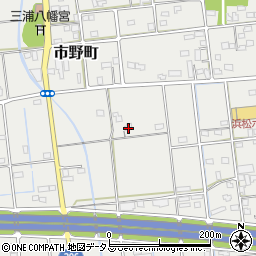 静岡県浜松市中央区市野町875周辺の地図