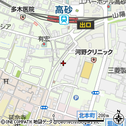 兵庫県高砂市高砂町栄町318周辺の地図
