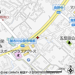 喜多商店集配所倉庫周辺の地図