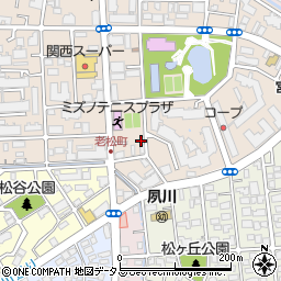 兵庫県西宮市樋之池町9-28周辺の地図