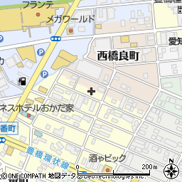 愛知県豊橋市堂坂町58周辺の地図