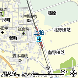 上狛駅周辺の地図