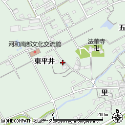 愛知県知多郡美浜町豊丘東平井周辺の地図
